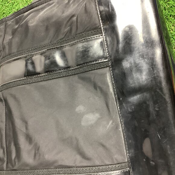 Tory Burch Black Nylon Patent Leather Tote Bag - Picture 6 of 16